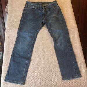 Levi's Men's Denim Straight Leg Medium DarkWash Waterless Jeans  34"x29"